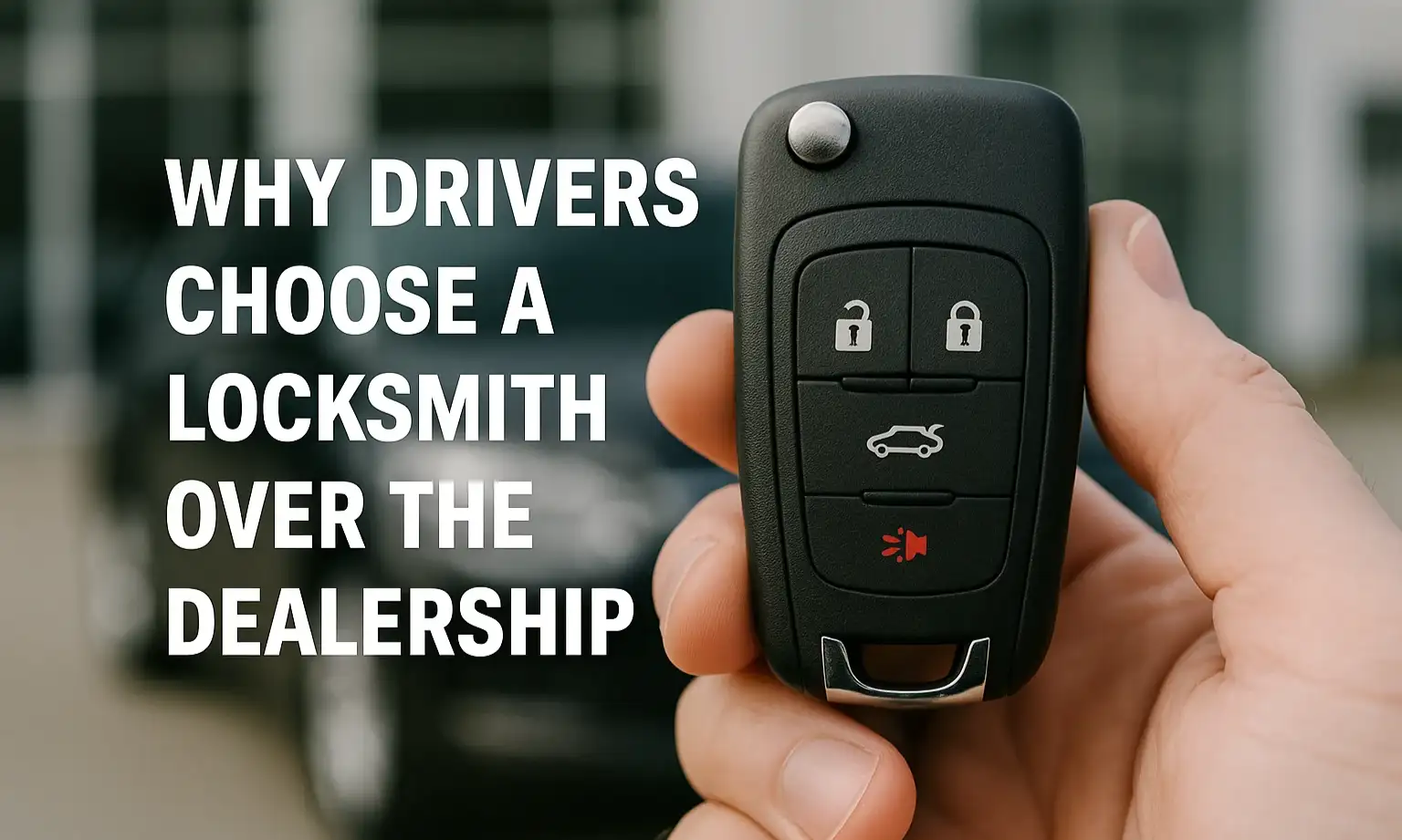 Why Drivers Choose a Locksmith Over the Dealership