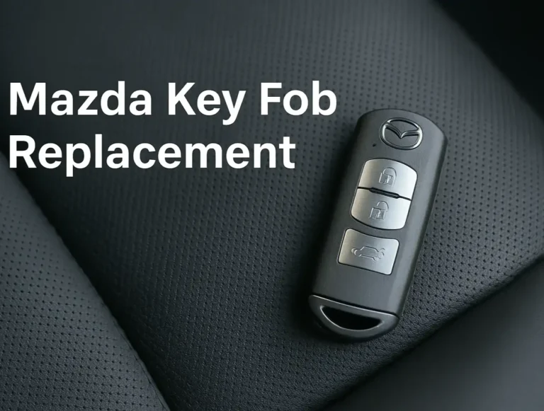 How to Get a Mazda Key Fob Replacement: A Complete Guide