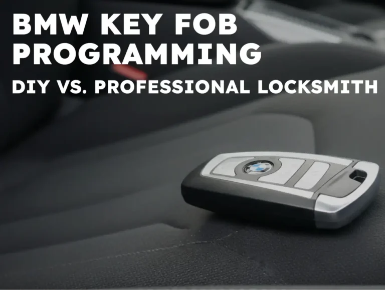 BMW Key Fob Programming: DIY vs. Professional Locksmith