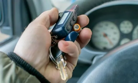 car key in hand