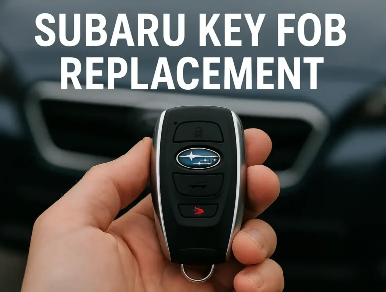 Subaru Key Fob Replacement: A Driver’s Essential Guide