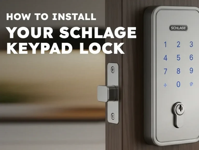 How to Install Your Schlage Keypad Lock: DIY Steps & Pro Tips