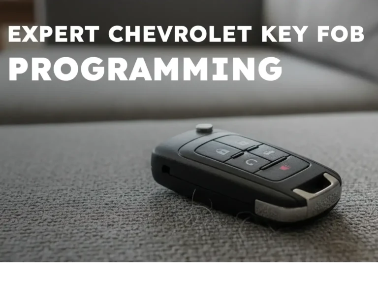Expert Chevrolet Key Fob Programming: Fast & Affordable Service