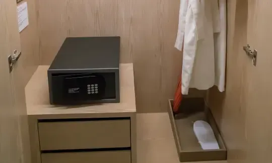 safe in wardrobe
