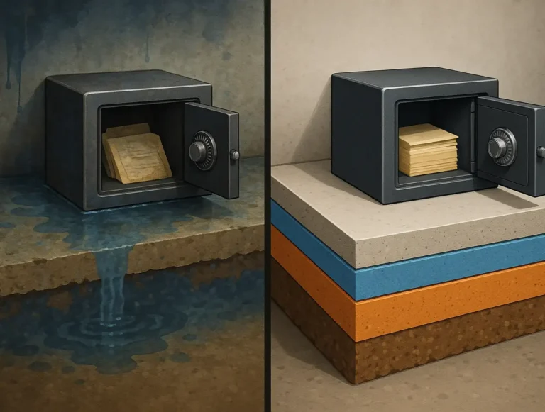 How to Install a Floor Safe in a Wet Basement