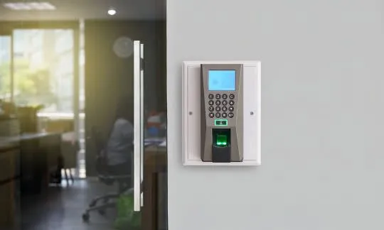 smart lock for a glass door