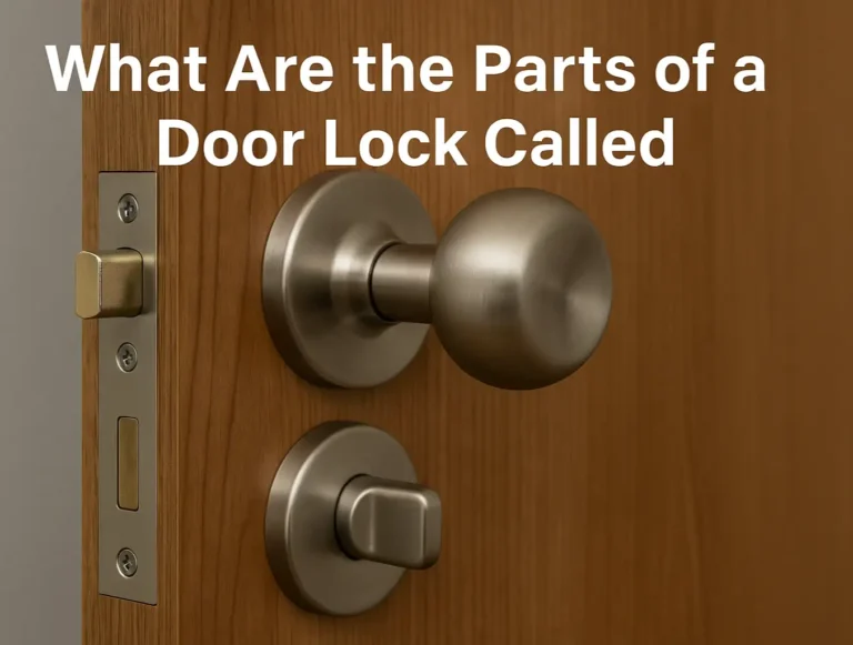 What Are the Parts of a Door Lock Called: Quick Overview