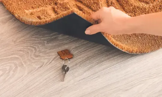 hidden spare key