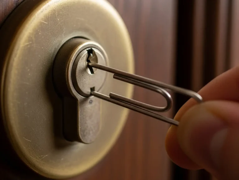 How to Pick a Door Lock with a Paperclip: What to Know Before Trying