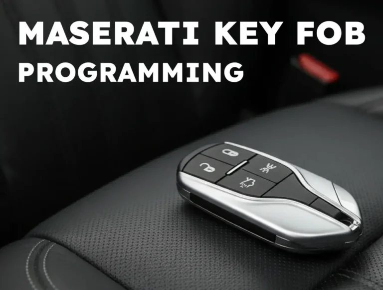 Maserati Key Fob Programming: Professional Locksmith Service