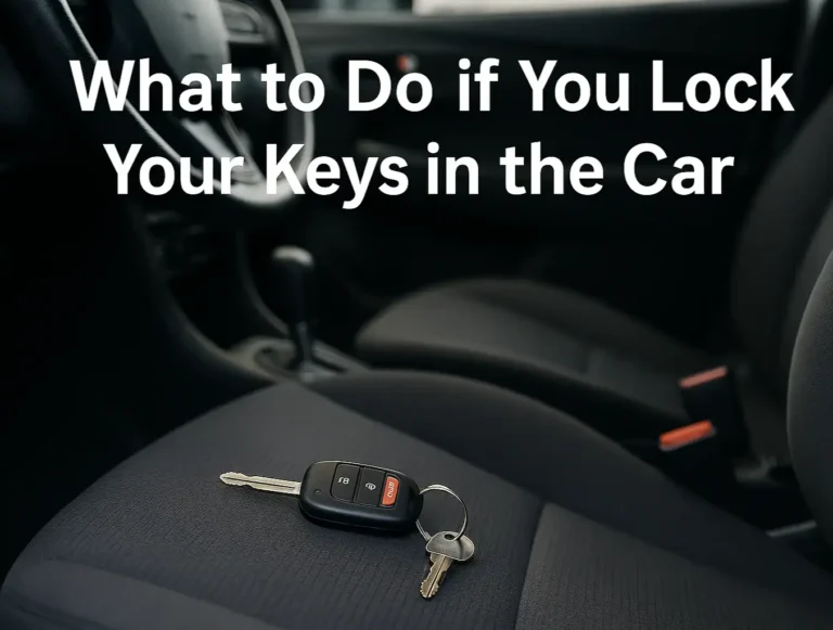 What to Do if You Lock Your Keys in the Car: Expert Step-by-Step Guide