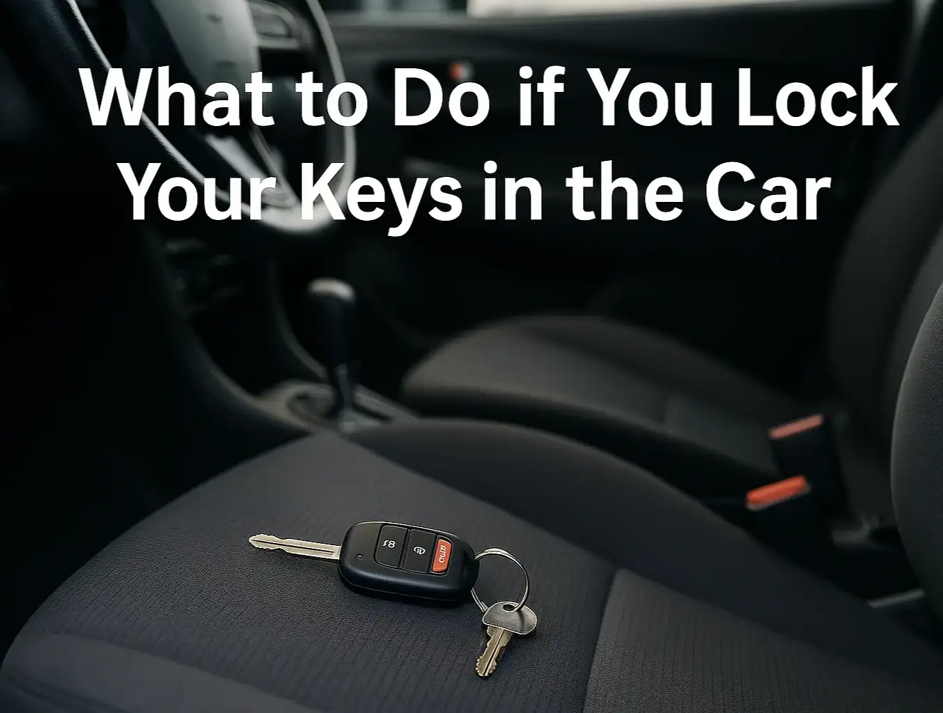 What to Do if You Lock Your Keys in the Car | Locksmith Services