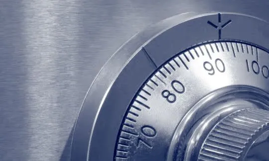 combination lock of safe