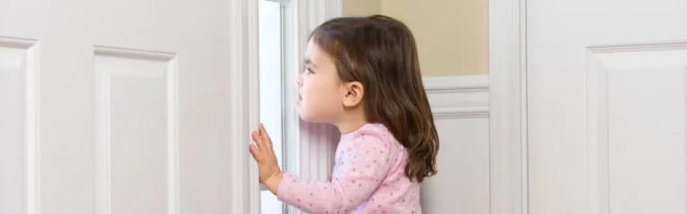 How to childproof the front door