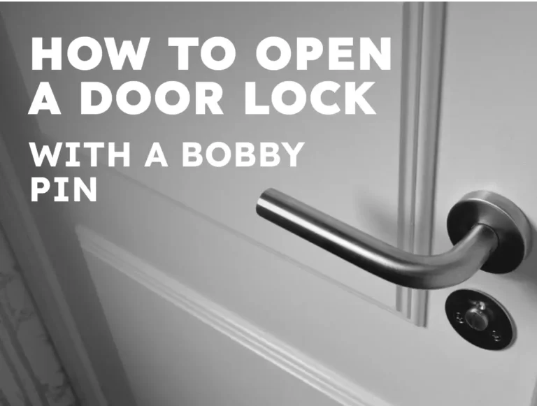 How to Open a Door Lock with a Bobby Pin: Unlocking Tips and Techniques