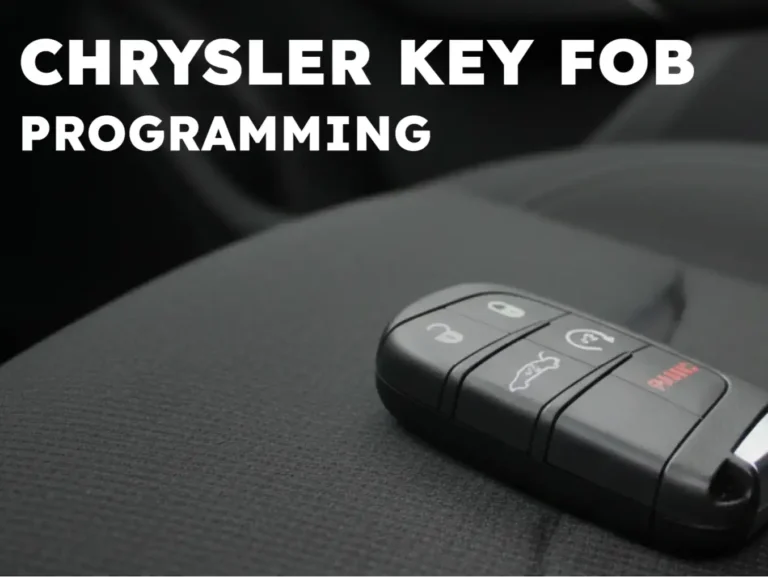 Chrysler Key Fob Programming: Fast Locksmith Service