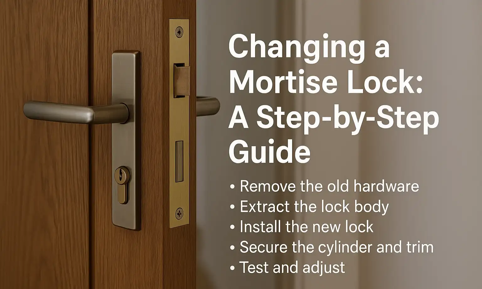 Changing a Mortise Lock