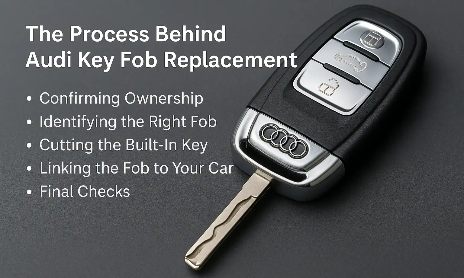The Process Behind Audi Key Fob Replacement