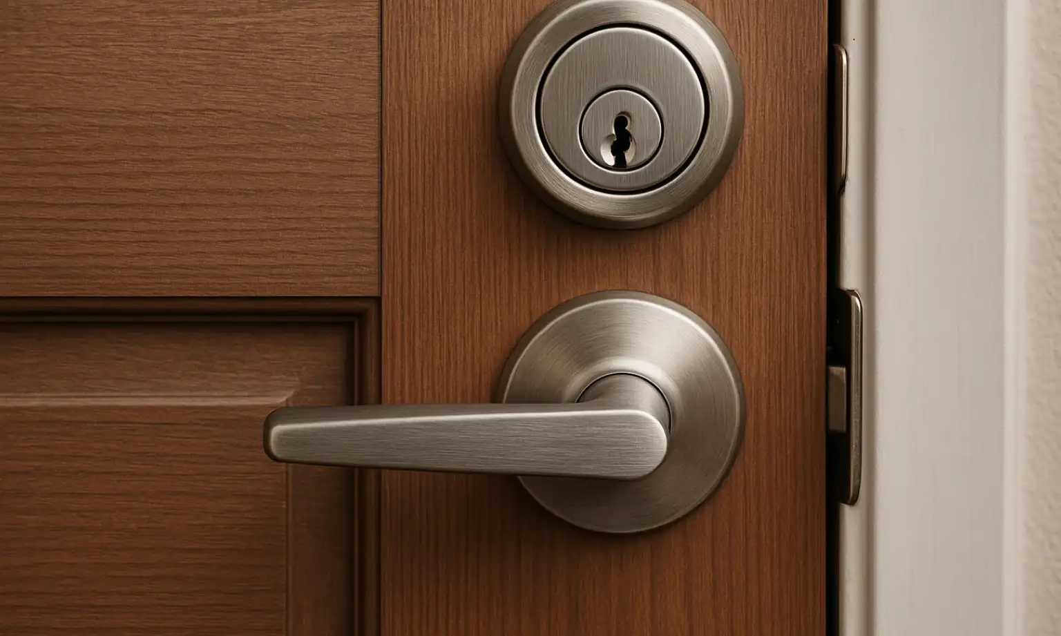 How to Unlock a Twist Lock Door Knob From the Outside