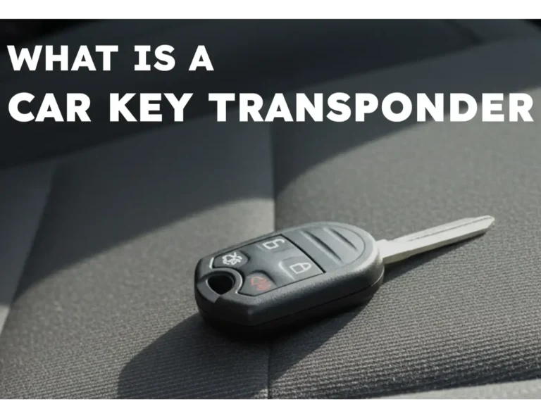 What Is a Car Key Transponder: How It Works