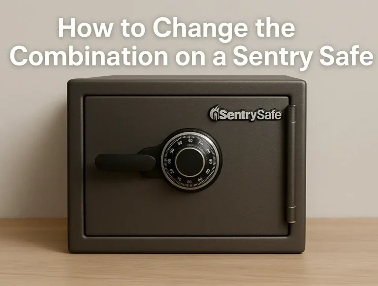 How to Change the Combination on a Sentry Safe