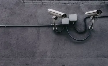 two outside cameras