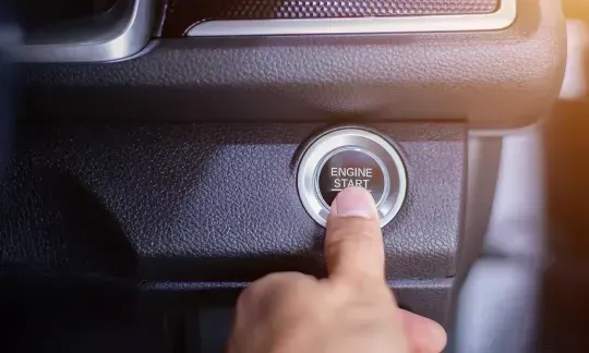 push-to-start in car