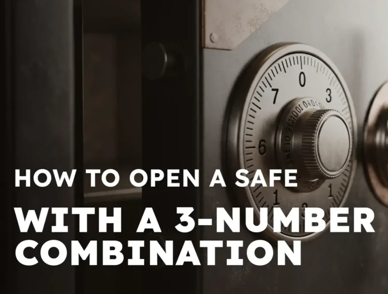 How to Open a Safe With a 3-Number Combination: Pro Tips