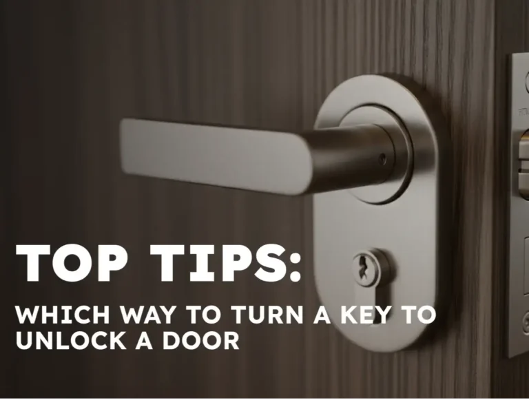 Top Tips: Which Way to Turn a Key to Unlock a Door
