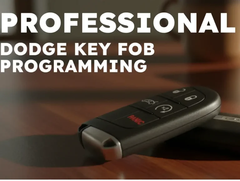 Professional Dodge Key Fob Programming: Avoid DIY Hassle