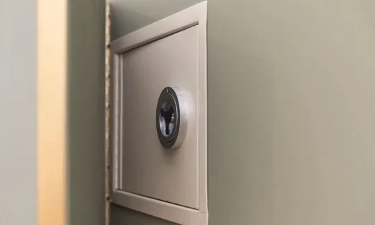 hidden wall safe