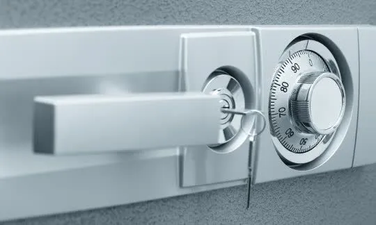 safe lock with key