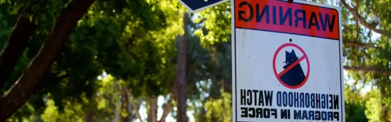 How neighborhood watch programs function and their effectiveness in discouraging crime