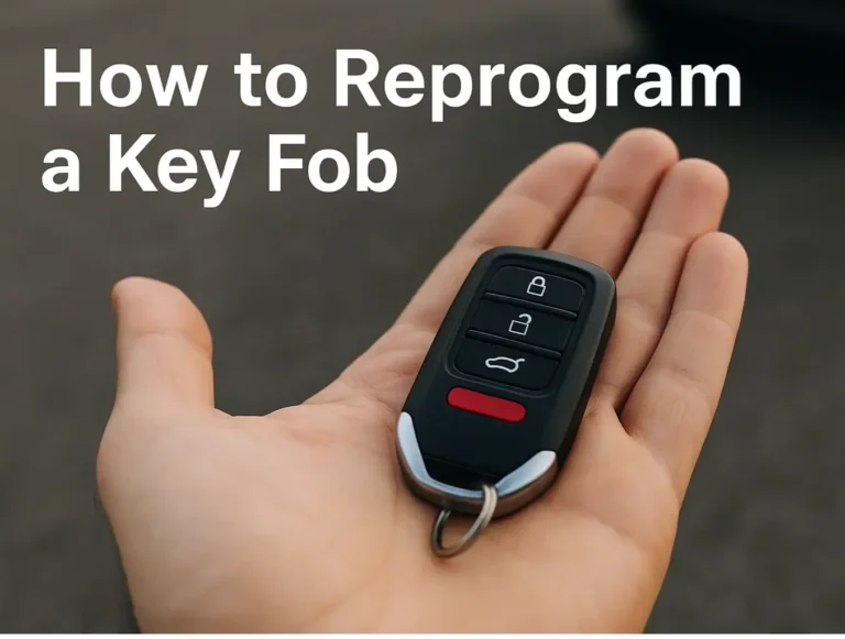 How to Reprogram a Key Fob: Quick Step-by-Step Guide