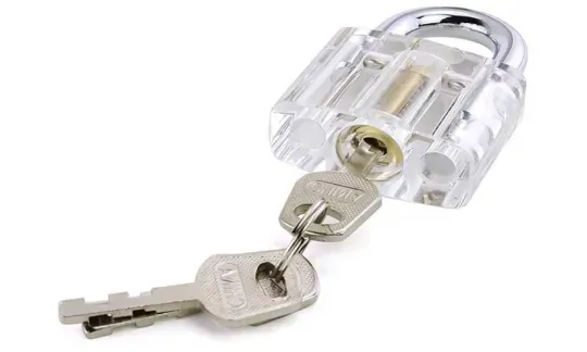key stucked in disk detainer lock