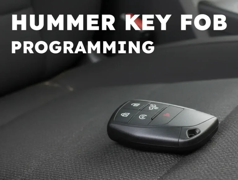 Hummer Key Fob Programming: Professional Locksmith Services