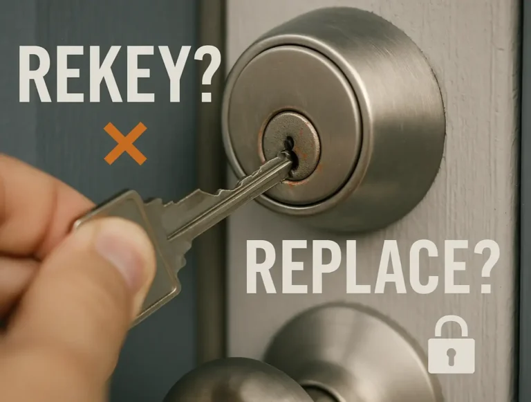 Rekey vs. Replace: Signs Your Lock Needs More Than New Keys
