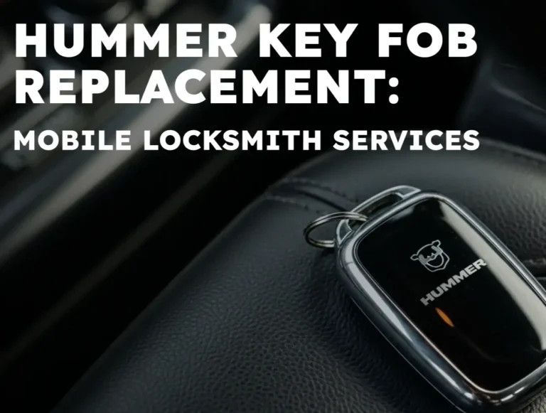 Hummer Key Fob Replacement: Mobile Locksmith Services