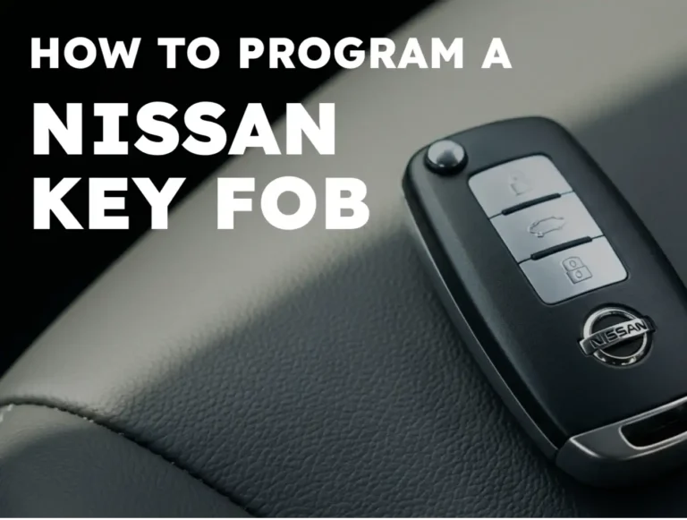 How to Program a Nissan Key Fob