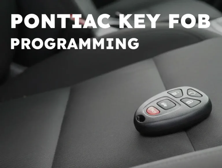 Pontiac Key Fob Programming: Professional Fast Locksmith