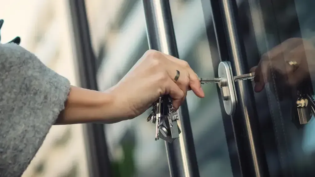 The Act of Locking a Door
