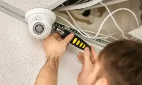 locksmith install a security camera