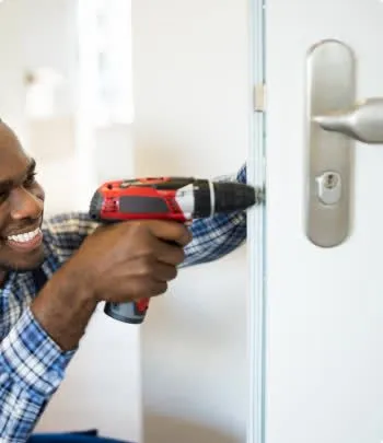 man change door lock