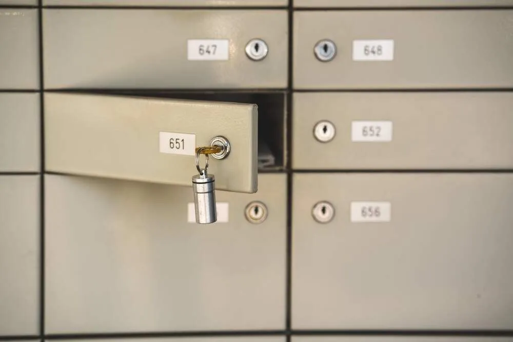 mailbox with it's key