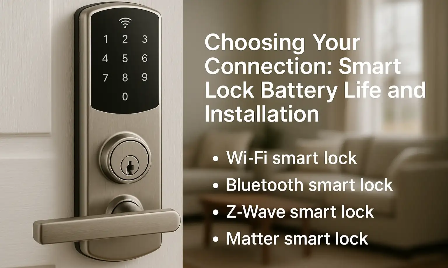 Smart Lock Battery Life and Installation