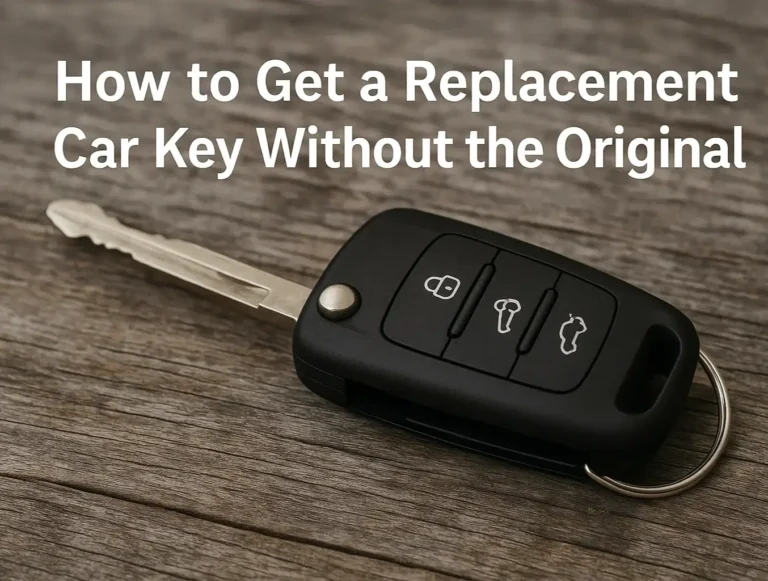 How to Get a Replacement Car Key Without the Original: A Complete Guide