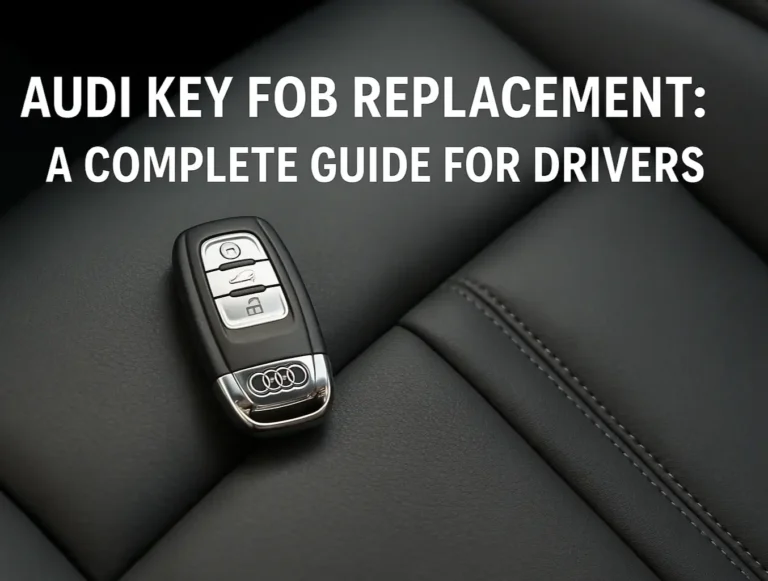 Audi Key Fob Replacement: A Complete Guide for Drivers