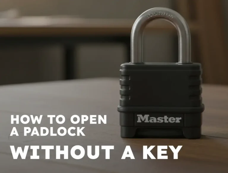 How to Open a Padlock Without a Key: Top Methods to Try