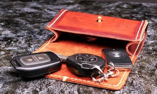 key fob in wallet
