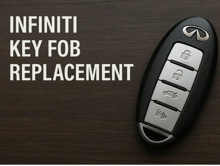 Infiniti Key Fob Replacement: Roadside or Driveway Service
